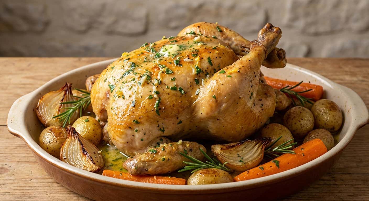 Poulet Rôti Lionés con Mantequilla