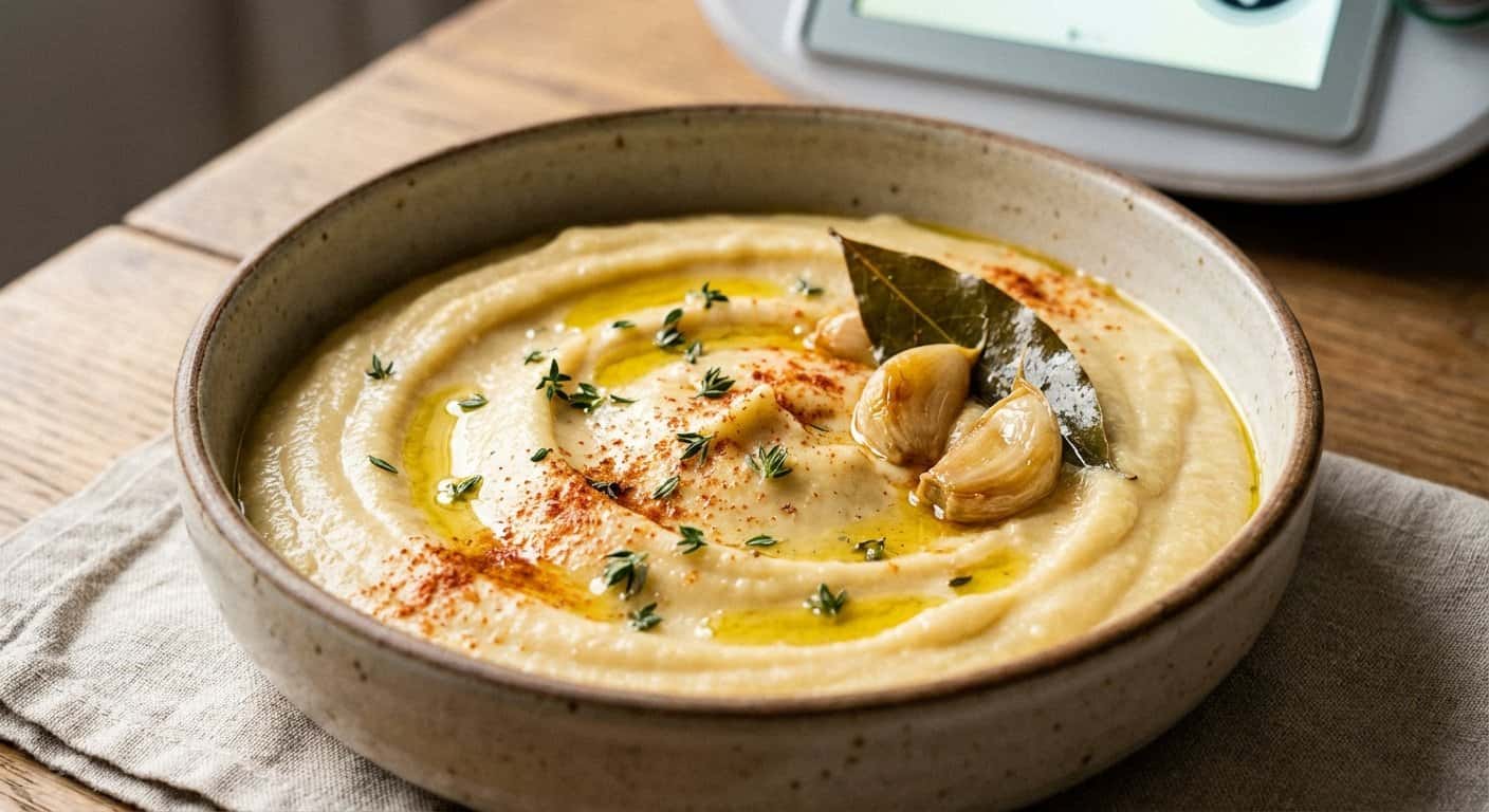 Puré de Ajo Cremoso en Thermomix