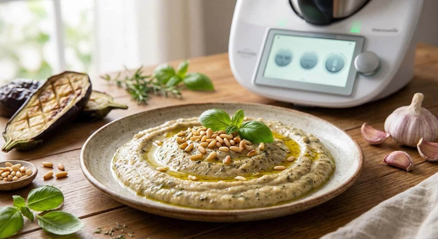 Puré de Berenjena a la Provenzal en Thermomix