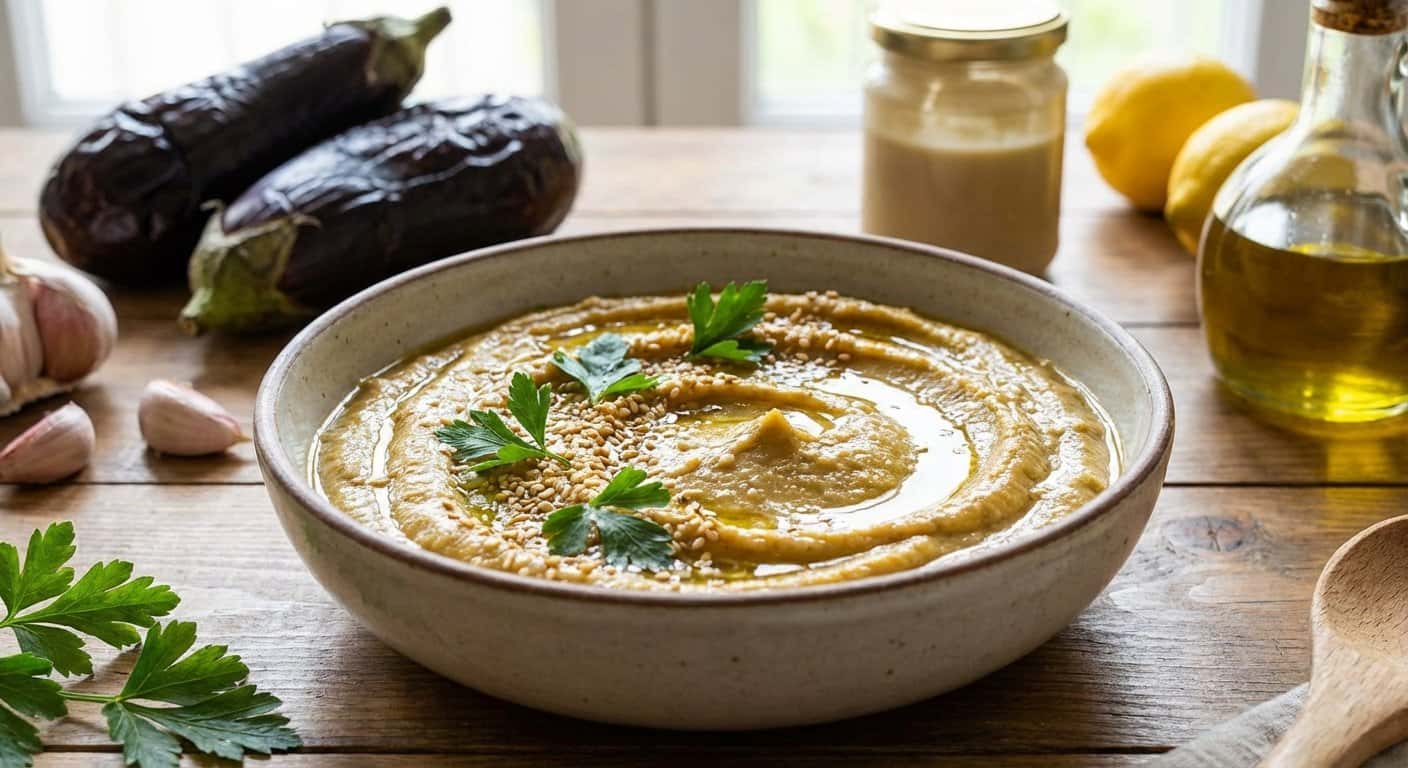 Puré de Berenjena Ligero en Thermomix