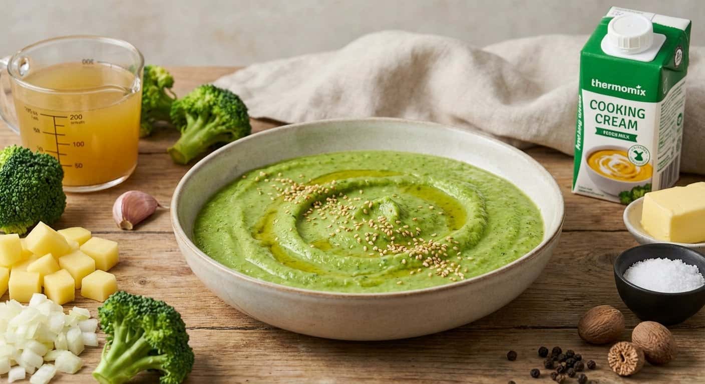 Puré de Brócoli al Vapor en Thermomix