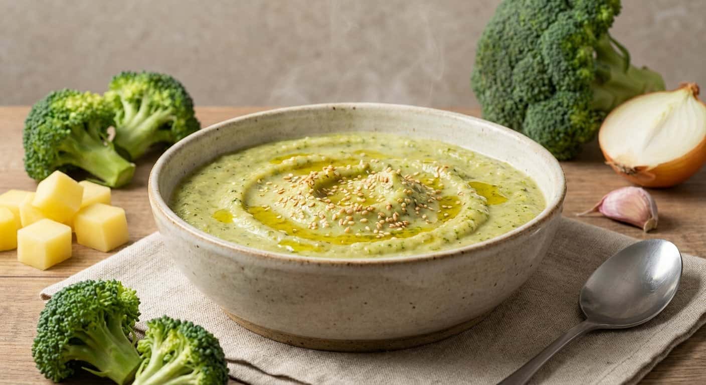 Puré de Brócoli Guisado en Thermomix