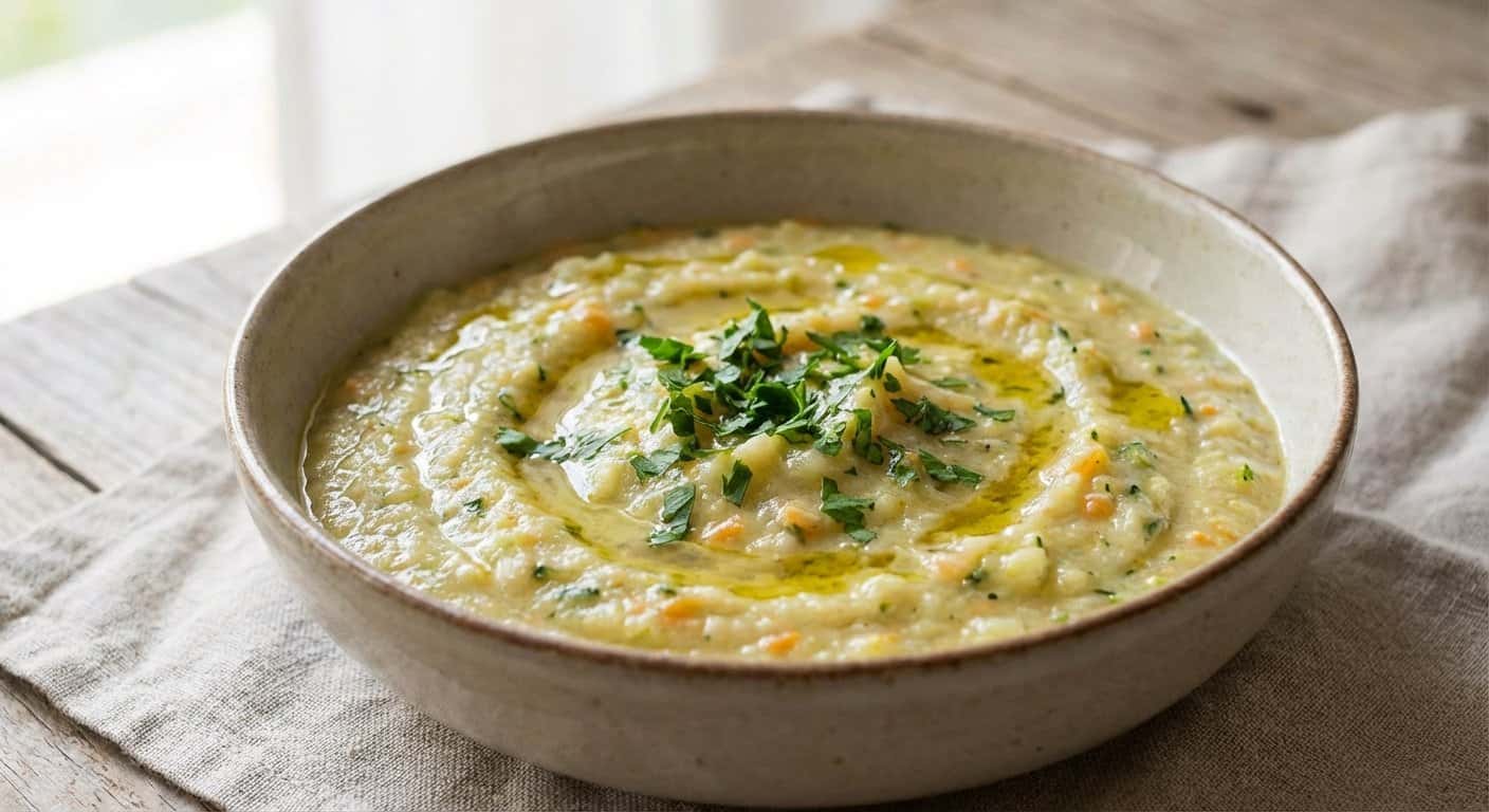 Puré de Calabacín a la Jardinera en Thermomix
