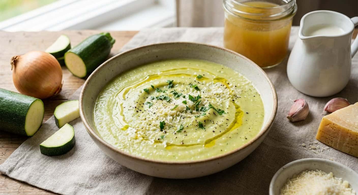 Puré de Calabacín Cremoso en Thermomix