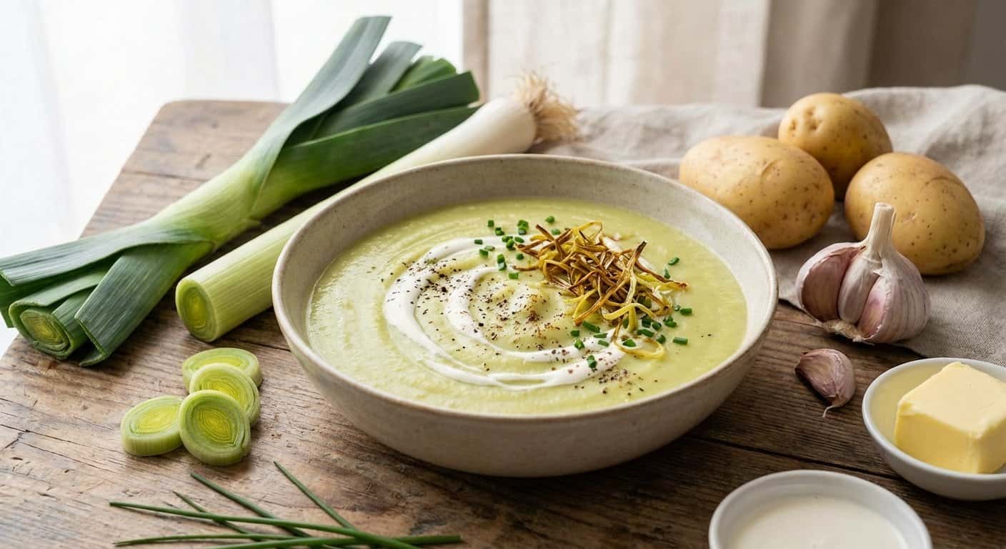 Puré de Puerro Cremoso en Thermomix