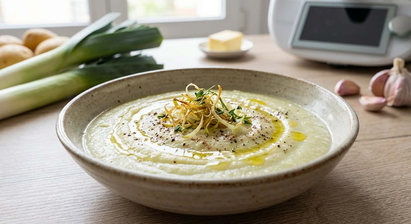 Puré de Puerro Estofado en Thermomix