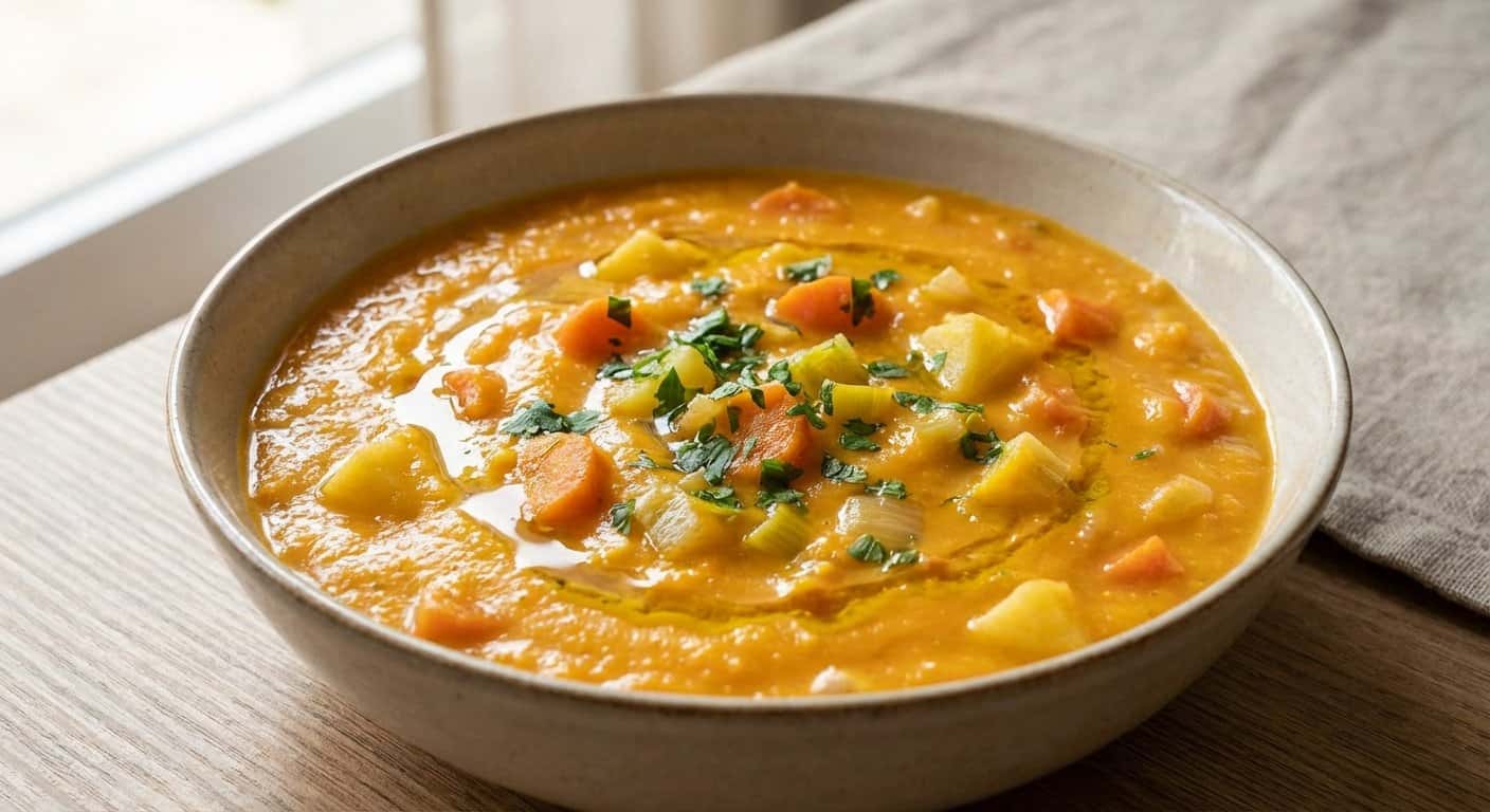 Puré de Zanahoria a la Jardinera en Thermomix