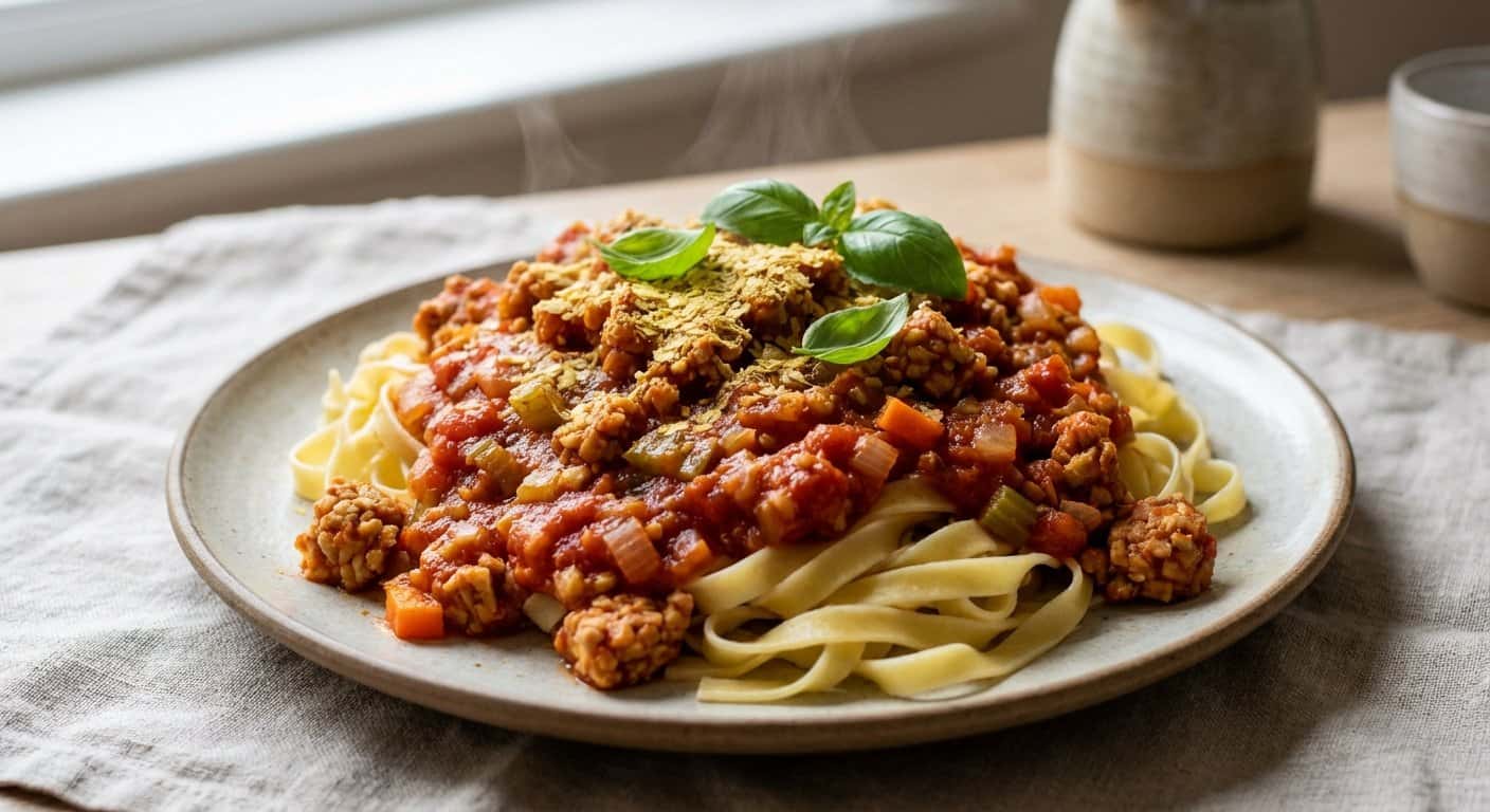 Ragú de Tempeh con Tomate