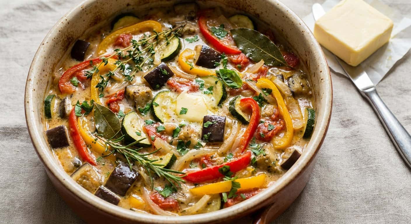 Ratatouille Bretón con Mantequilla