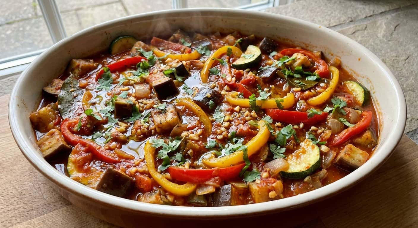 Ratatouille del Sudoeste con Ajo