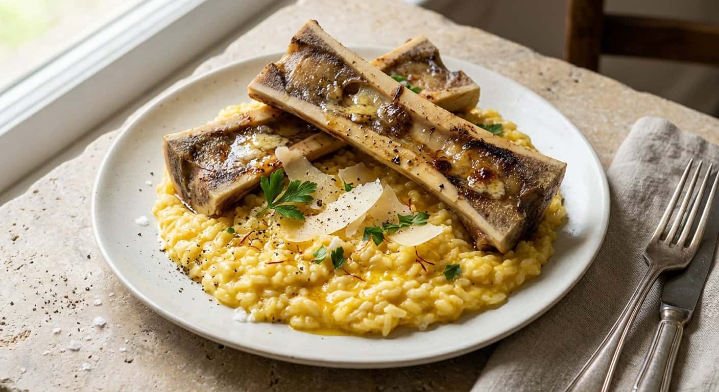 Risotto de Azafrán y Tuétano