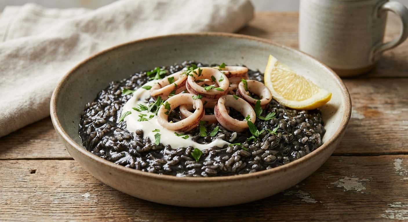 Risotto Negro de Halloween