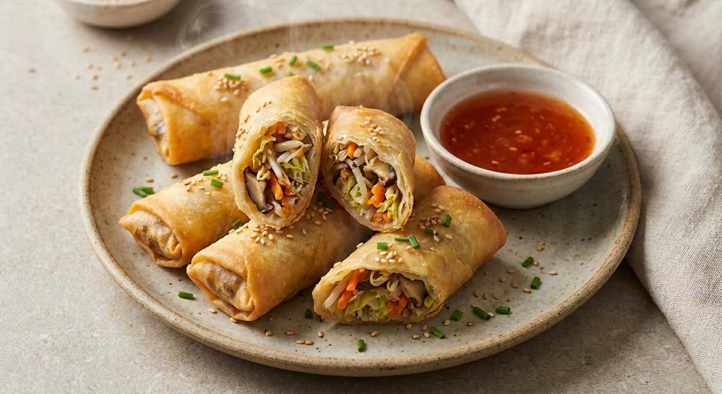 Rollitos de Primavera Caseros en Airfryer