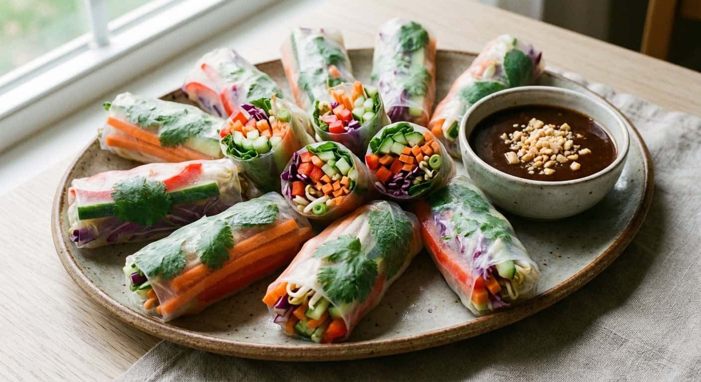 Rollitos Vietnamitas Veganos