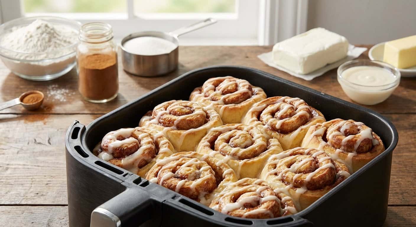 Rollos de Canela en Airfryer