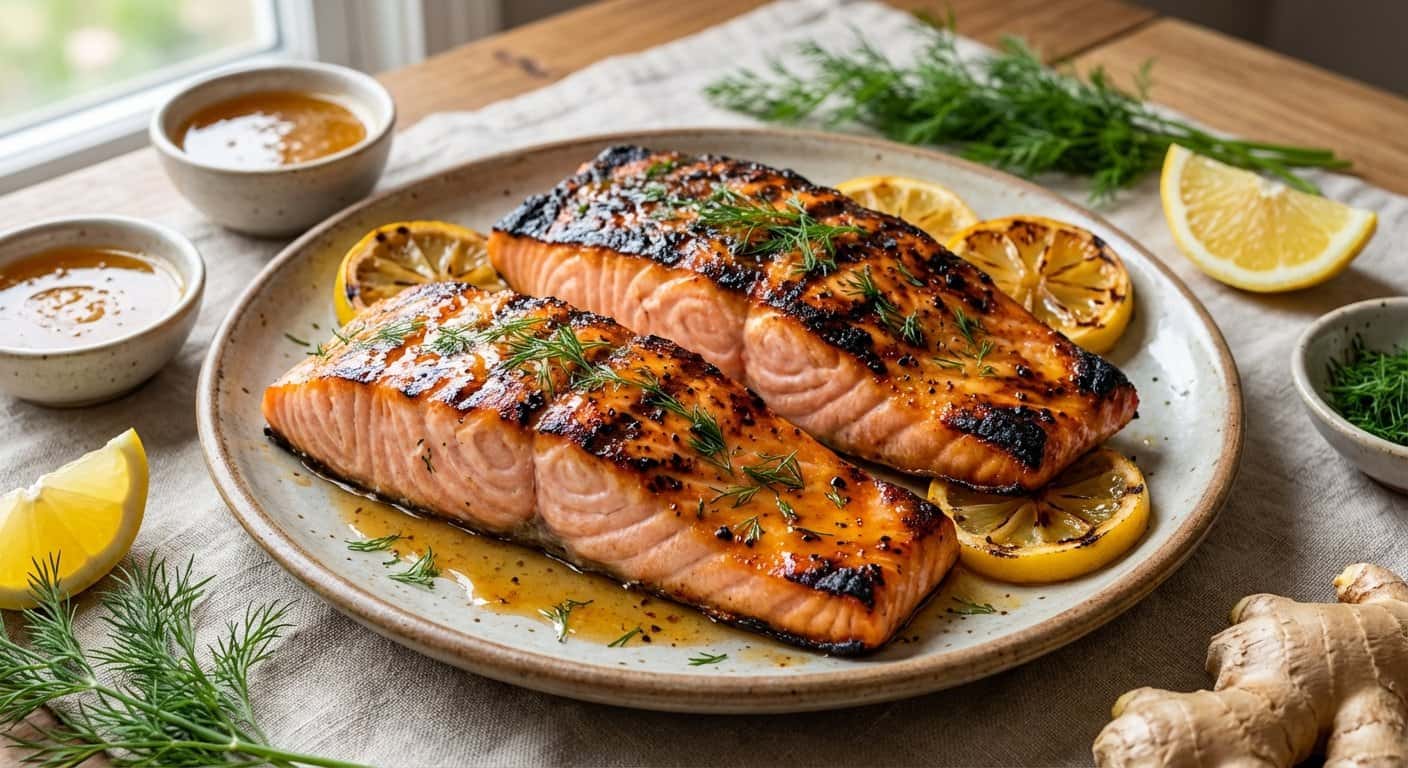 Salmón a la Barbacoa