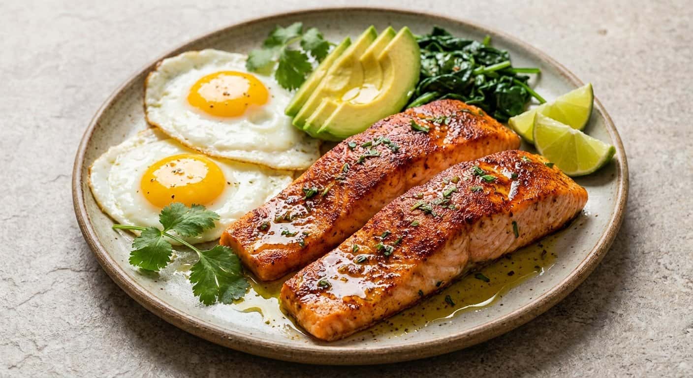 Salmón estilo mexicano keto