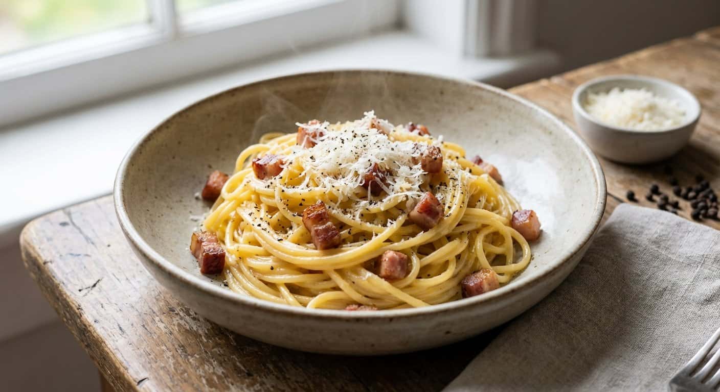 Salsa Carbonara Auténtica