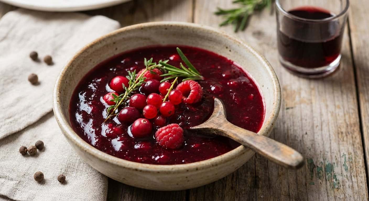 Salsa de Frutos Rojos para Caza