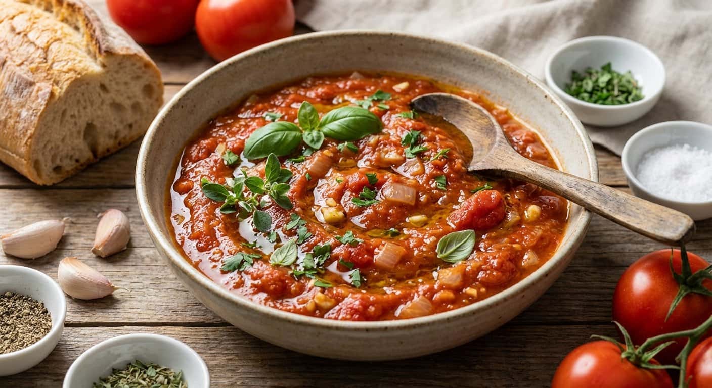 Salsa de Tomate Casera