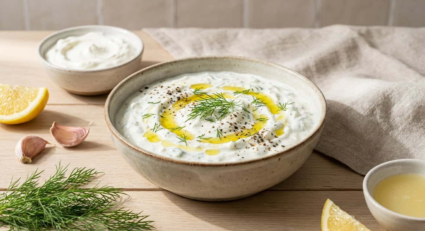 Salsa de yogur casero en Thermomix