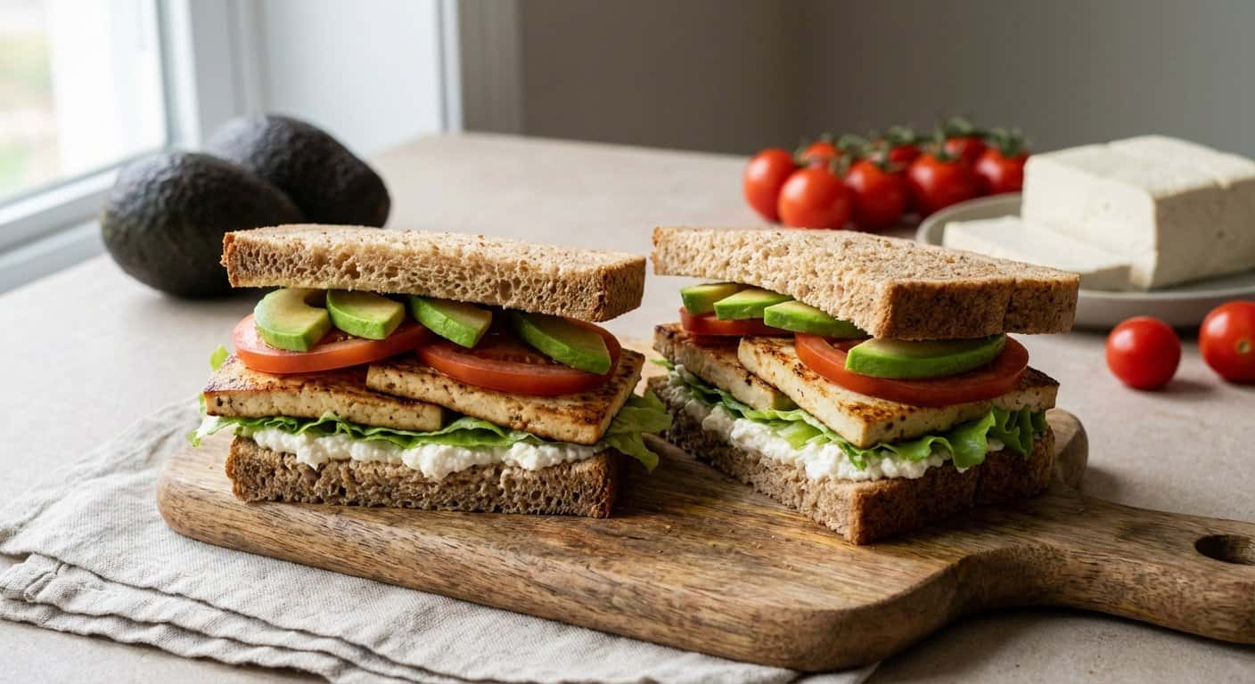 Sandwich de Tofu y Requesón