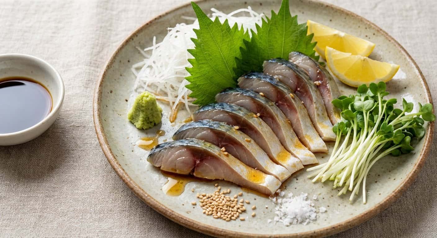 Sashimi de Caballa Fresca