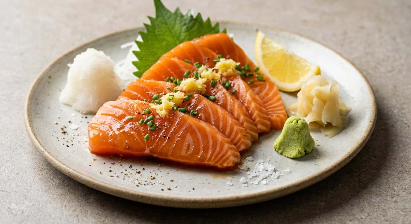 Sashimi de Salmón Fresco