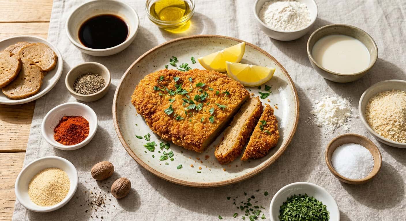 Schnitzel Vegano de Seitán