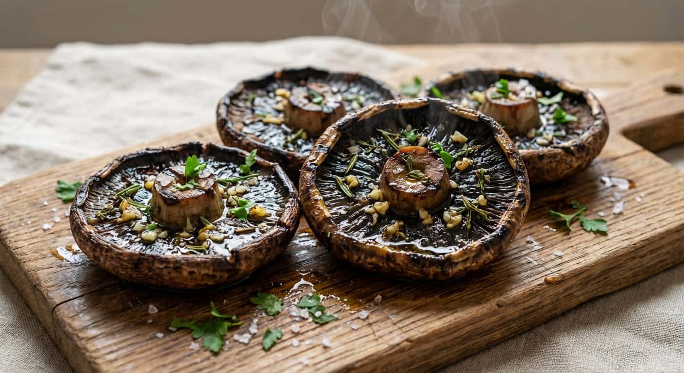 Setas Portobello a la Barbacoa