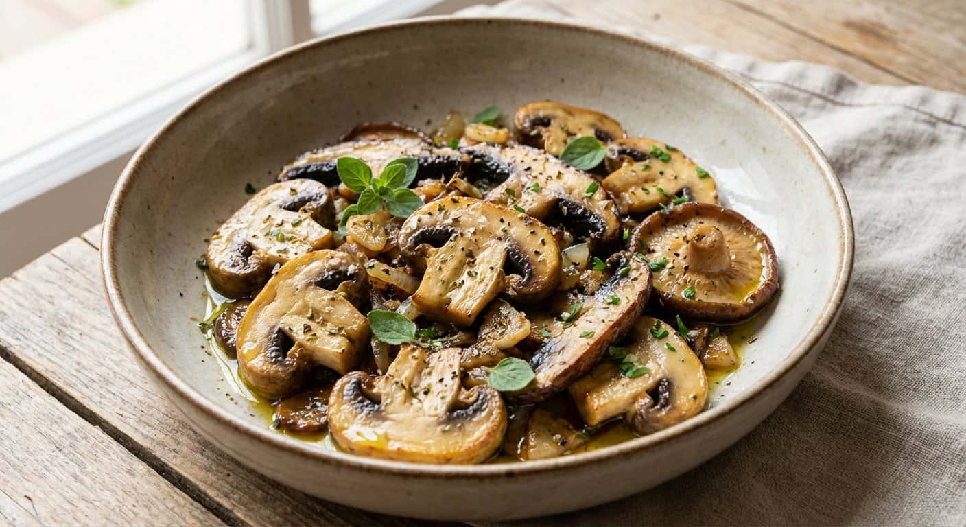 Setas Salteadas con Orégano