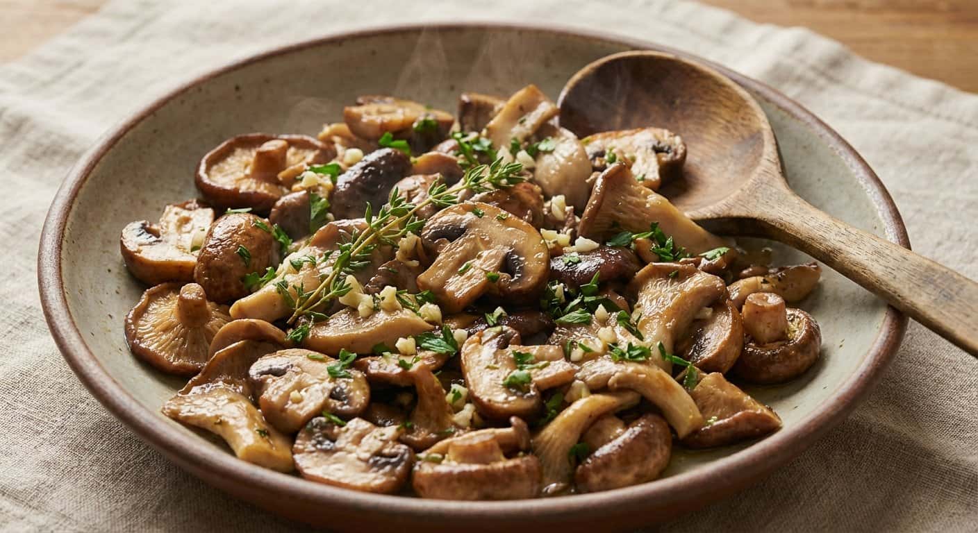 Setas Salteadas con Tomillo
