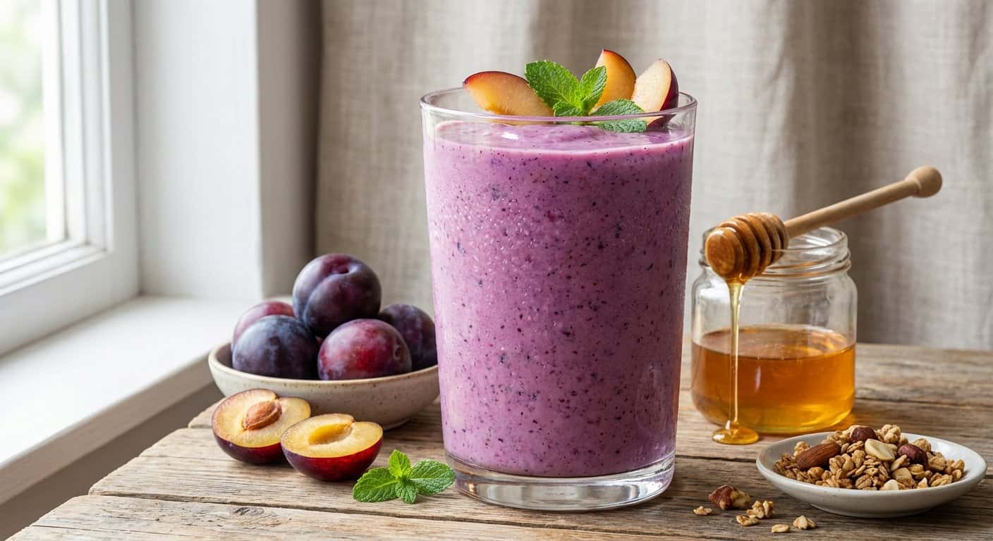 Smoothie de Ciruela con Leche