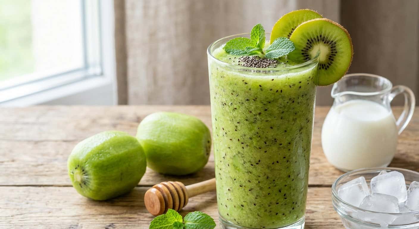 Smoothie de Kiwi con Leche