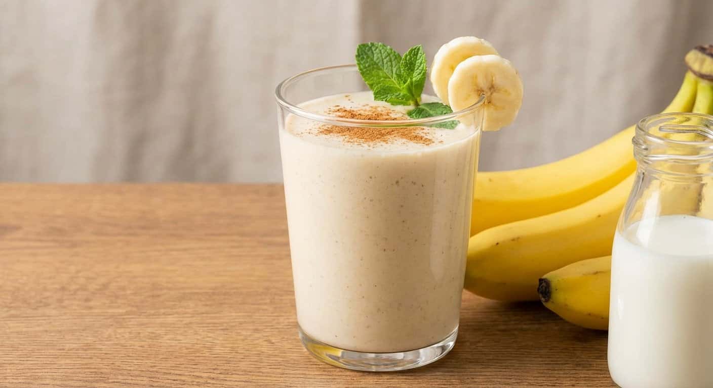 Smoothie de Plátano con Leche