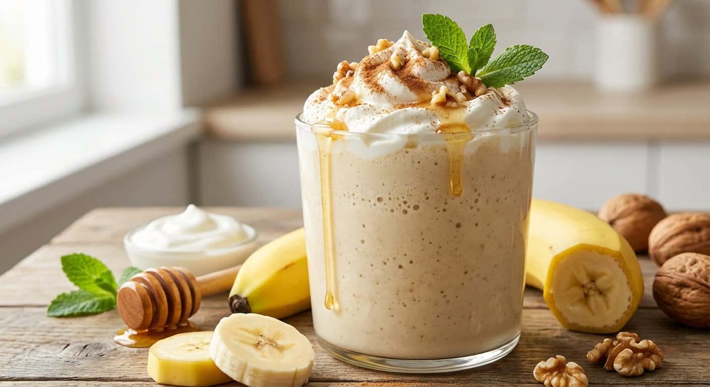 Smoothie de Plátano con Nata