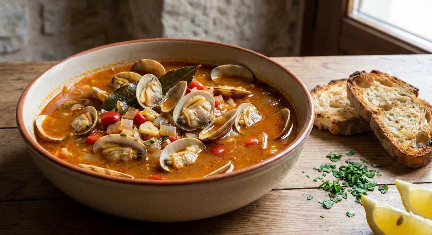 Sopa de Almejas a la Marinera