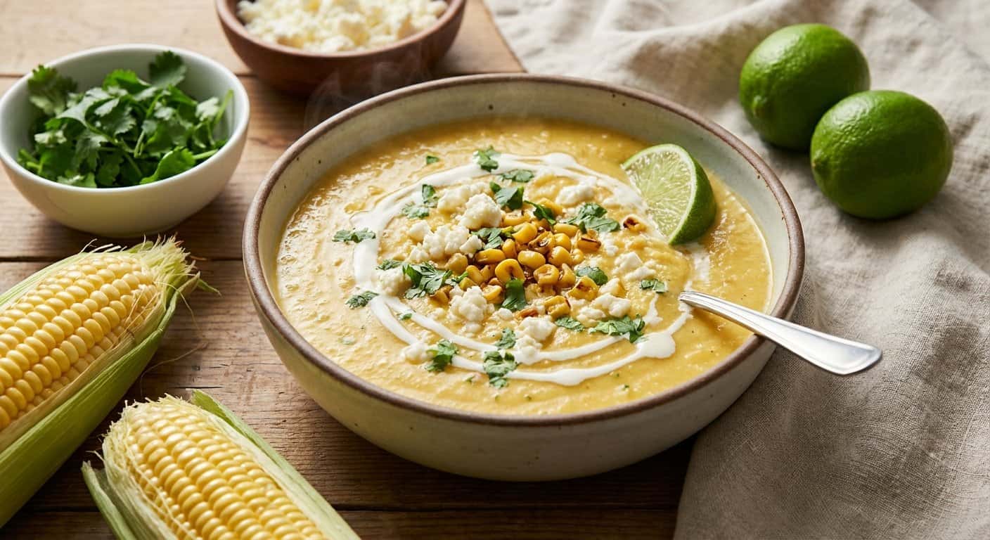 Sopa de Maíz Cremosa