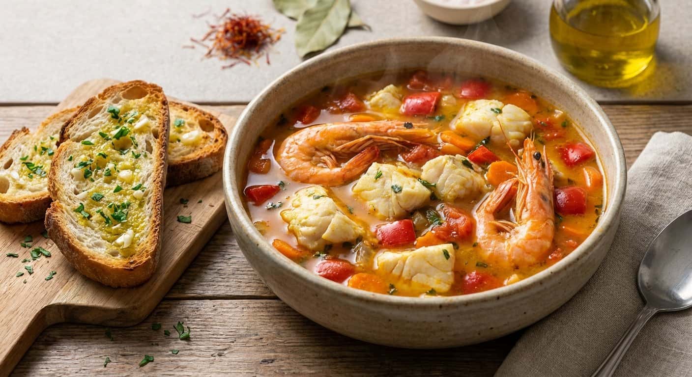 Sopa de Pescado Mediterránea