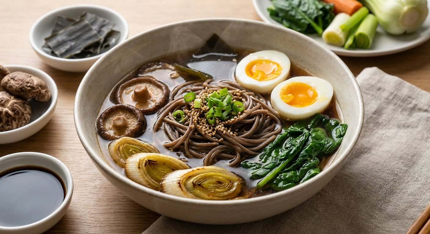 Sopa de Soba Japonesa