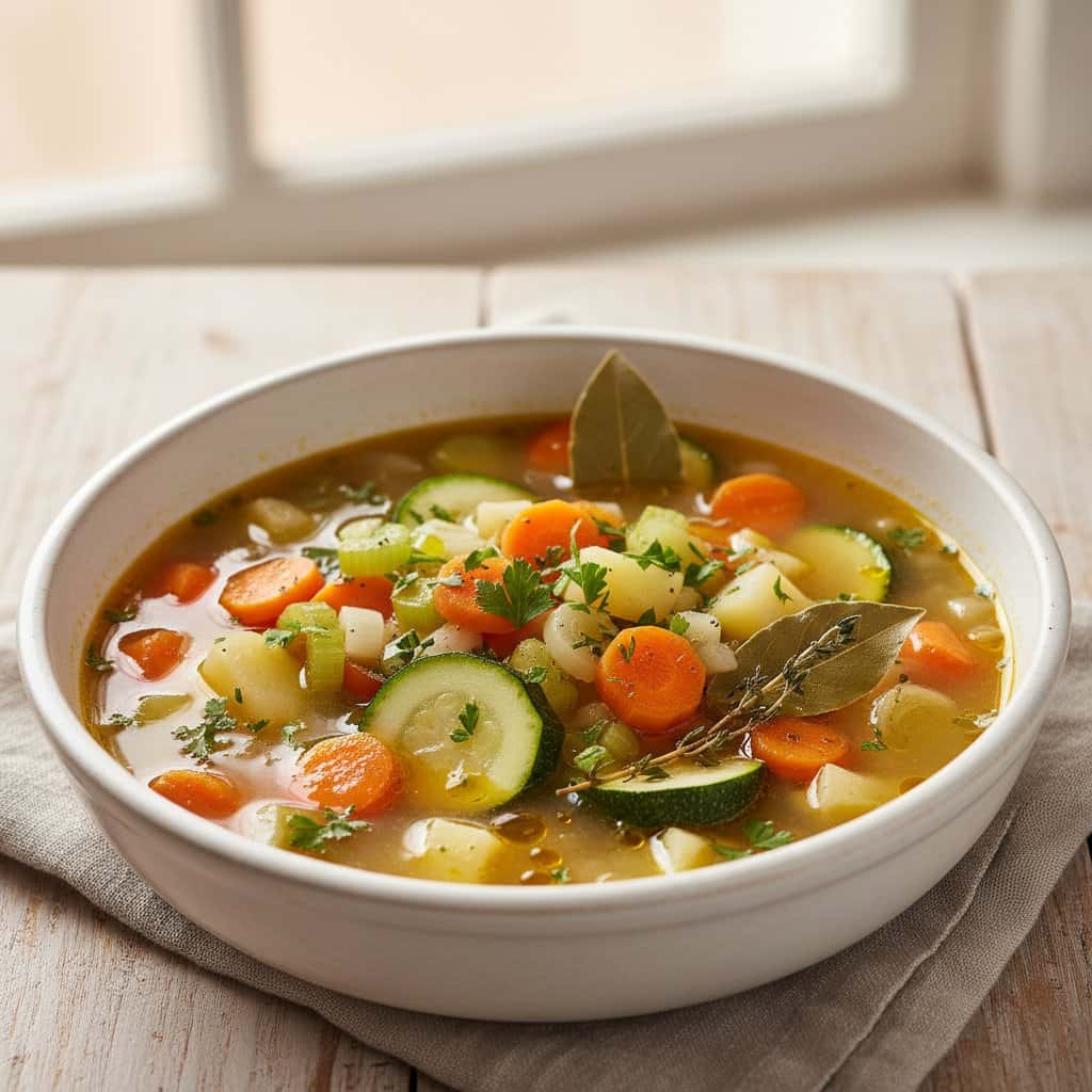 Sopa de Verduras Casera