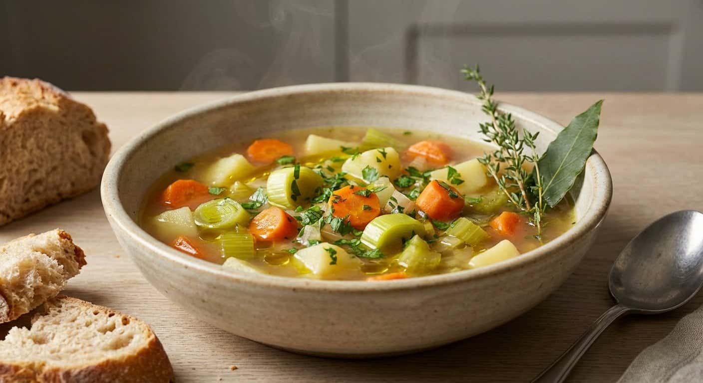 Sopa de Verduras Tradicional