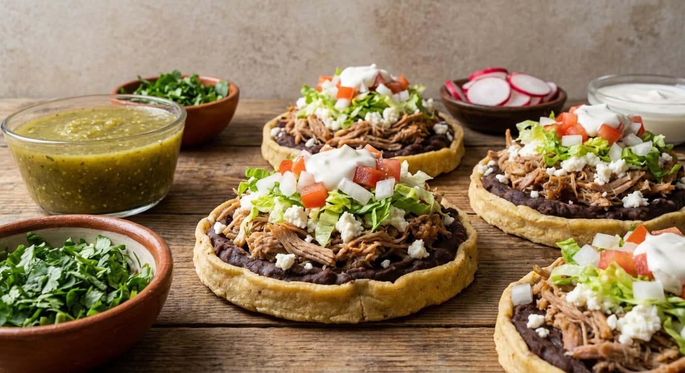 Sopes Tradicionales Mexicanos