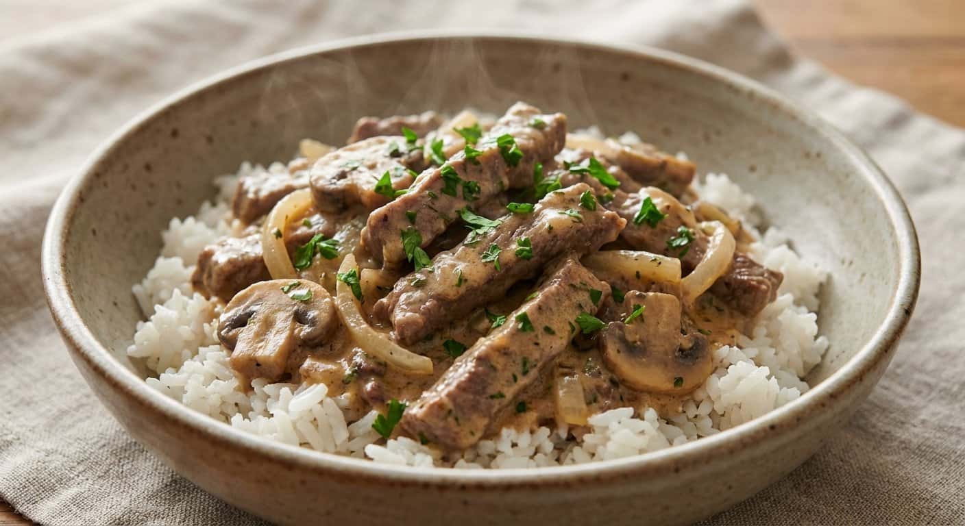 Stroganoff de Ternera