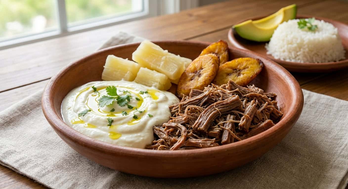 Suero Costeño Colombiano con Carne Desmechada