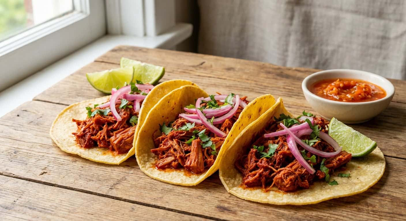 Tacos de Jackfruit Estilo Cochinita