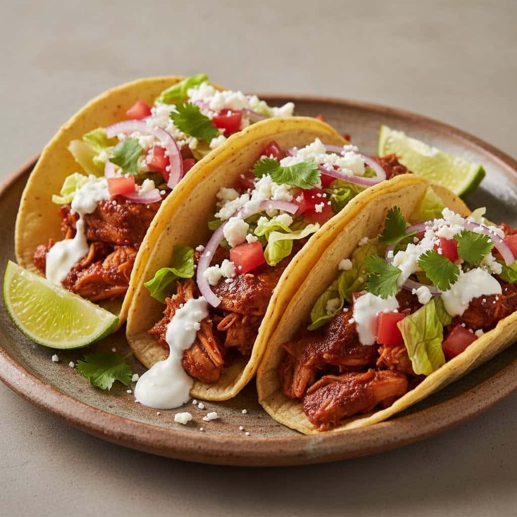 Tacos de Pollo al Chipotle