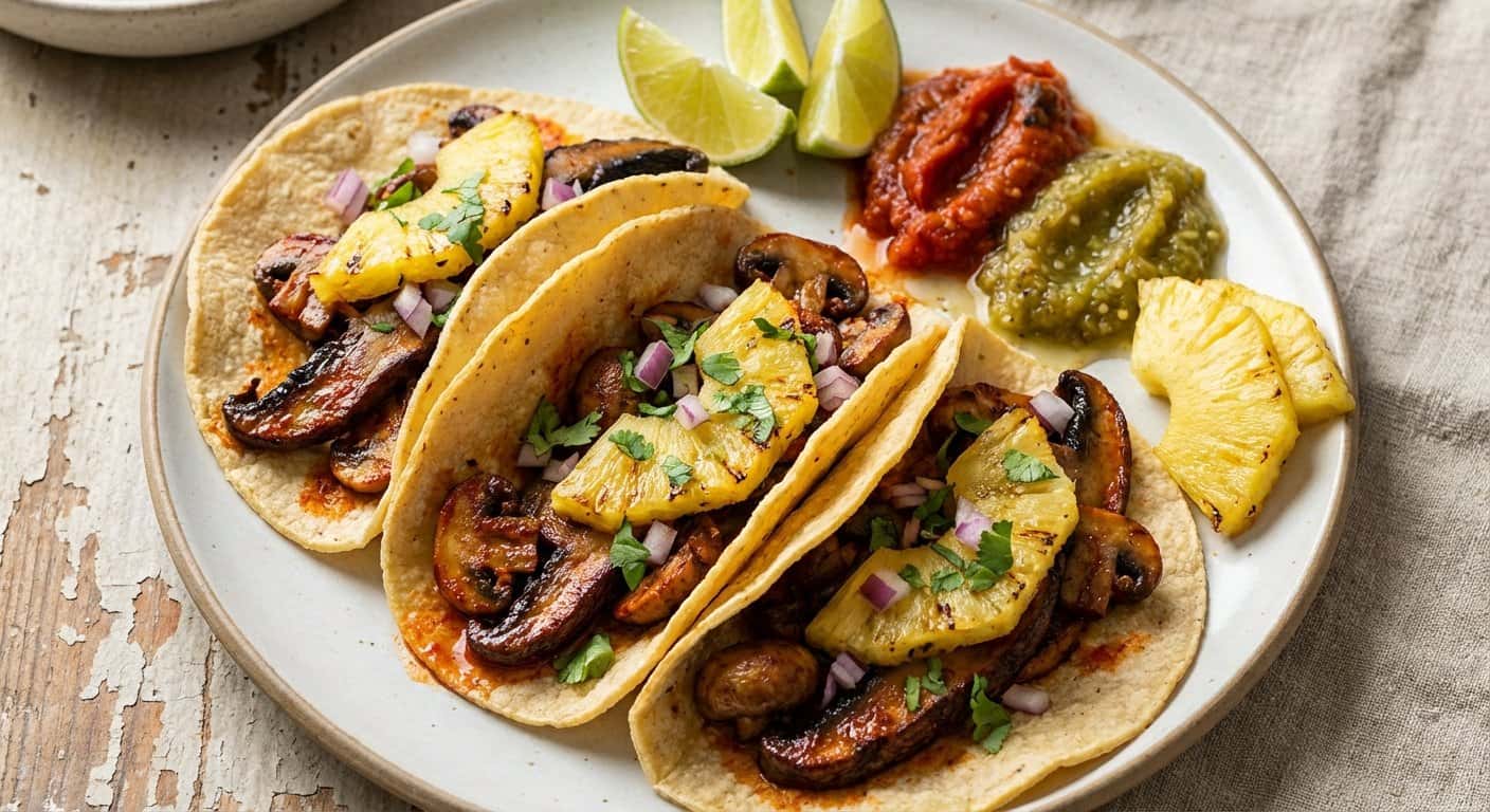 Tacos de Setas al Pastor