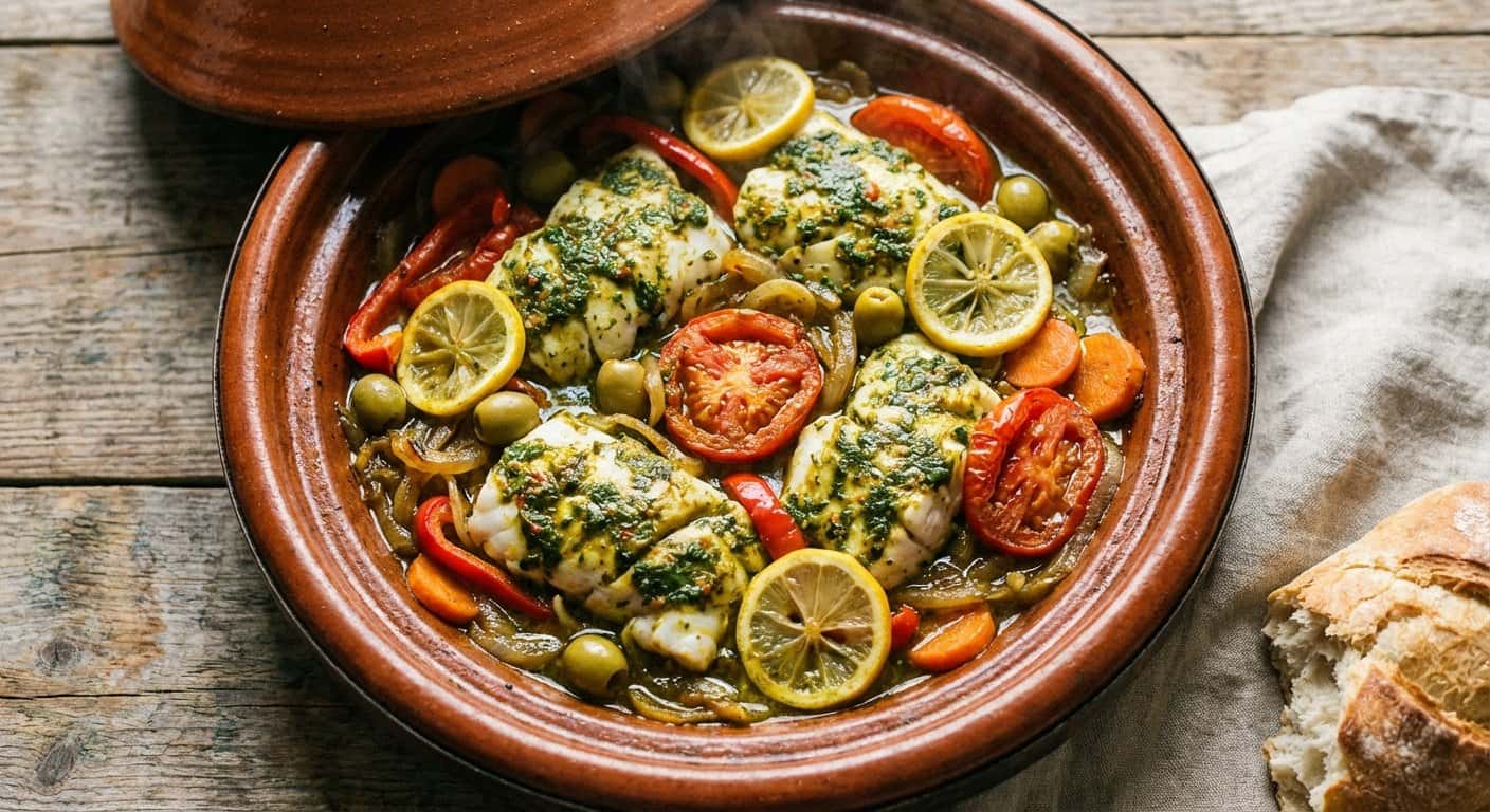Tajine de Pescado Chermoula