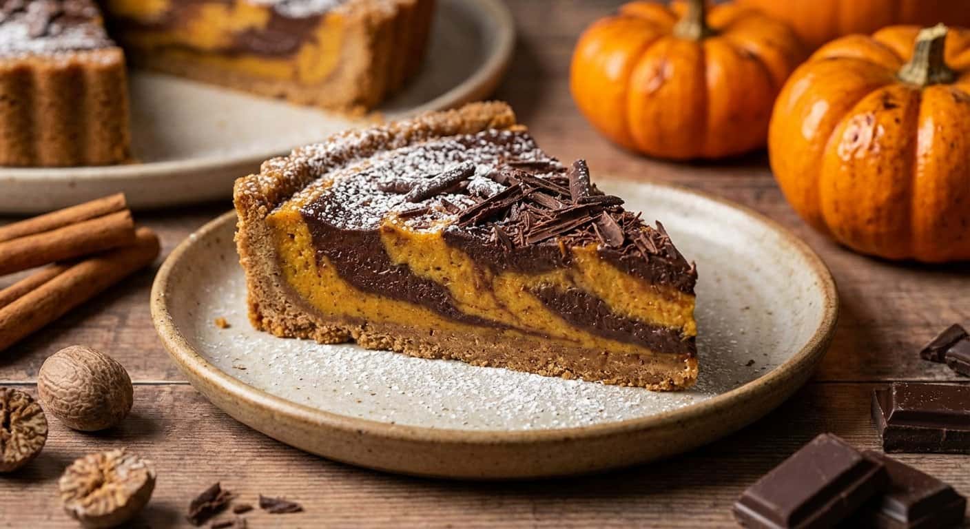 Tarta de Chocolate y Calabaza